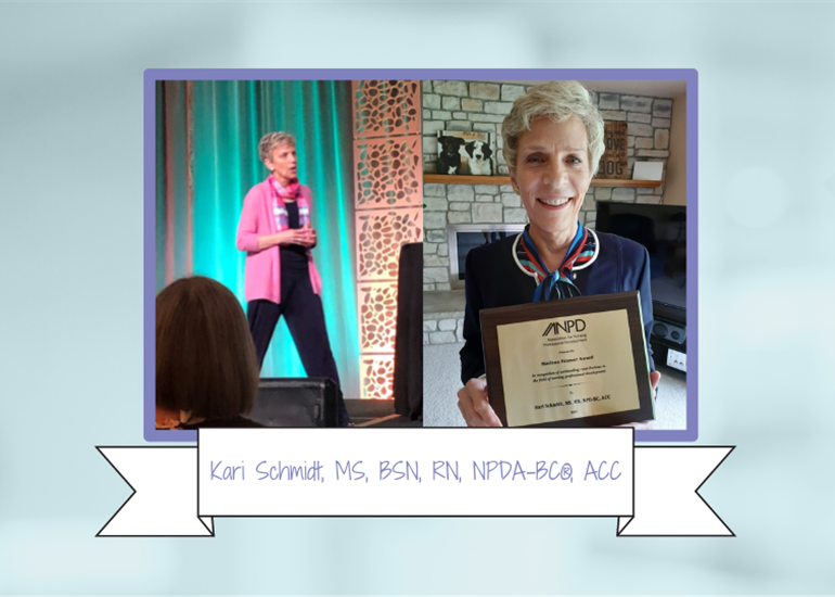 Celebrating the Career of Kari Schmidt, MS, BSN, RN, NPDA-BC®, ACC