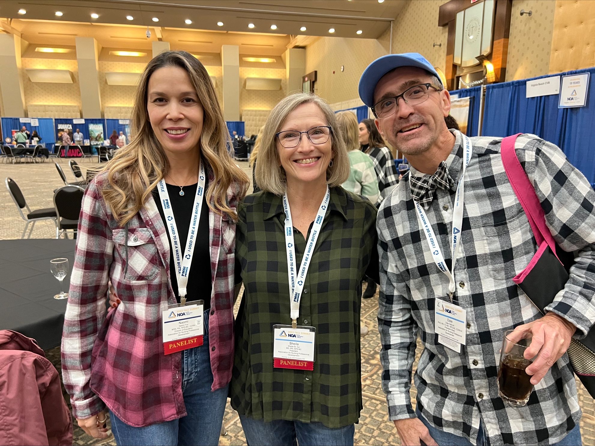 Sheila, Dale, and ANPD staff member Naomi Fox at NOA.